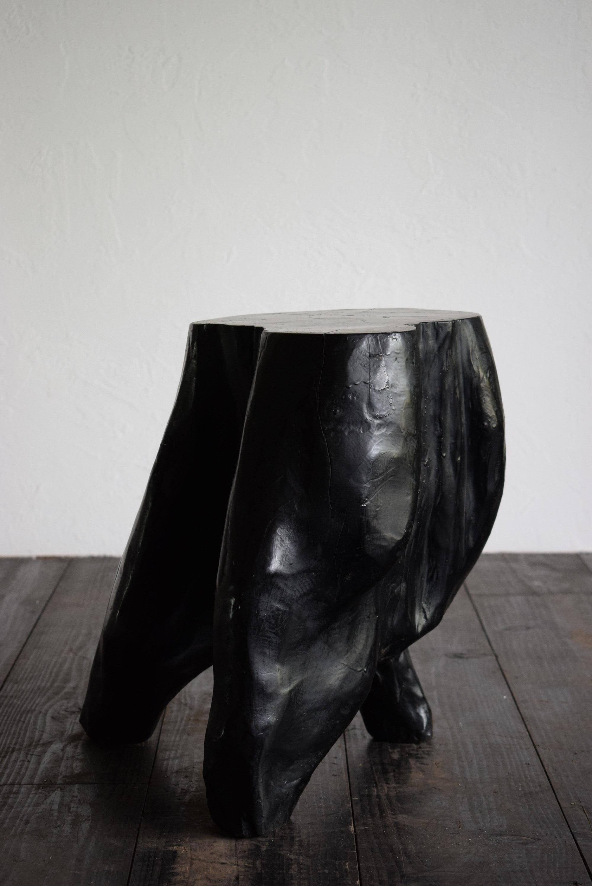 Japanese primitive stool / wabi-sabi stool / Flower stand 2