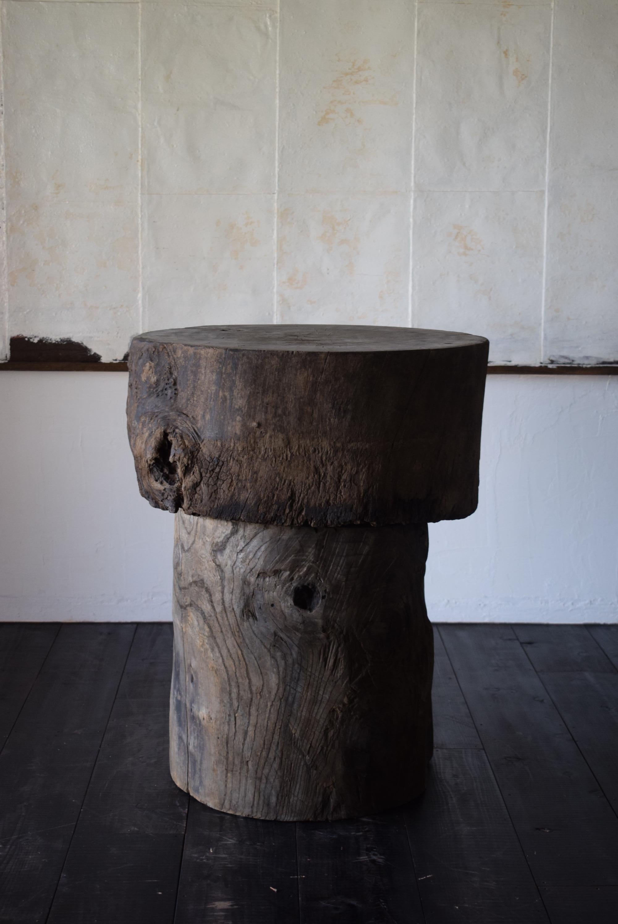 Japanese Primitive Table / Block of Wood / Table Wabisabi 6