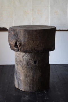 Japanese Primitive Table / Block of Wood / Table Wabisabi