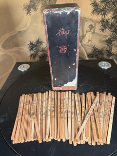 Japanese Rare Antique Fortune Telling Set 19th Century Collectors Find