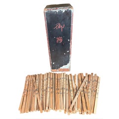 Japanese Rare Antique Fortune Telling Set 19th Century Collectors Find