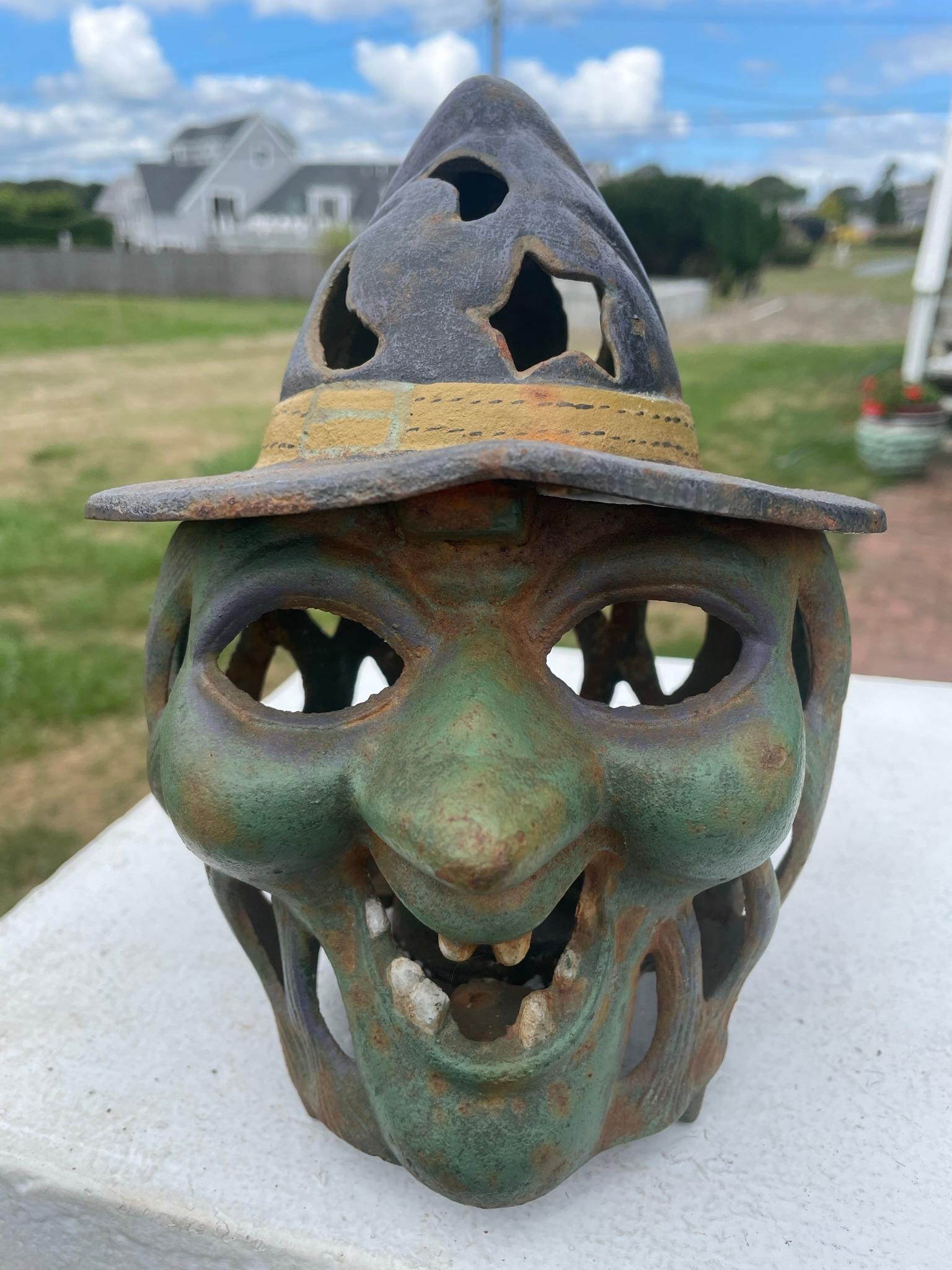 Showa Japanese Rare Antique Witch's Hat Lighting Lantern