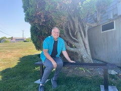 Japanese Rare Mid Century "Wave" Pattern Garden Bench