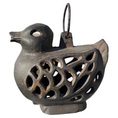 Japanese Rare Old Vintage Baby Mallard Duckling Lighting Lantern