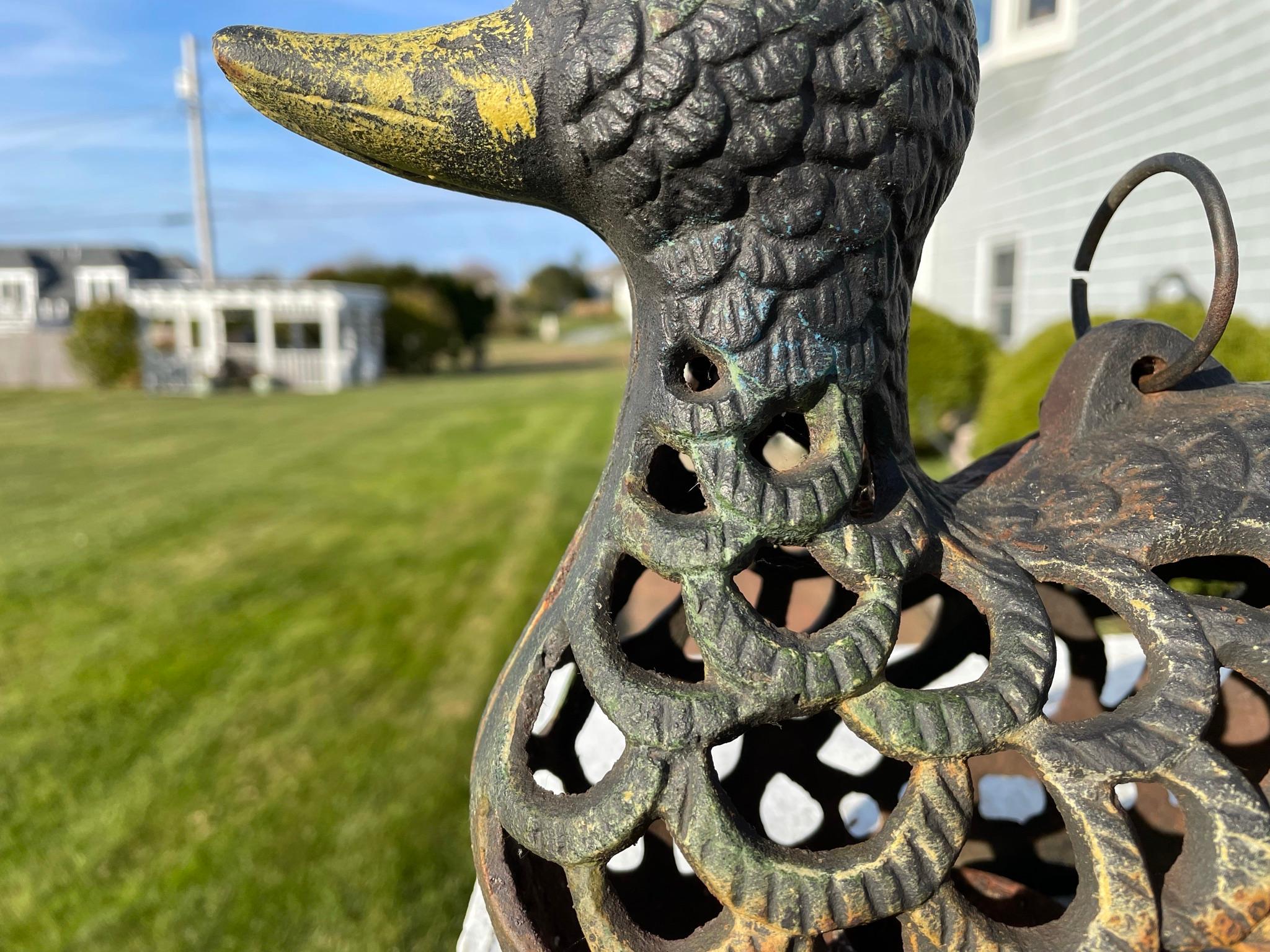 Japanese Rare Old Vintage Duck Decoy Lighting Lantern 3