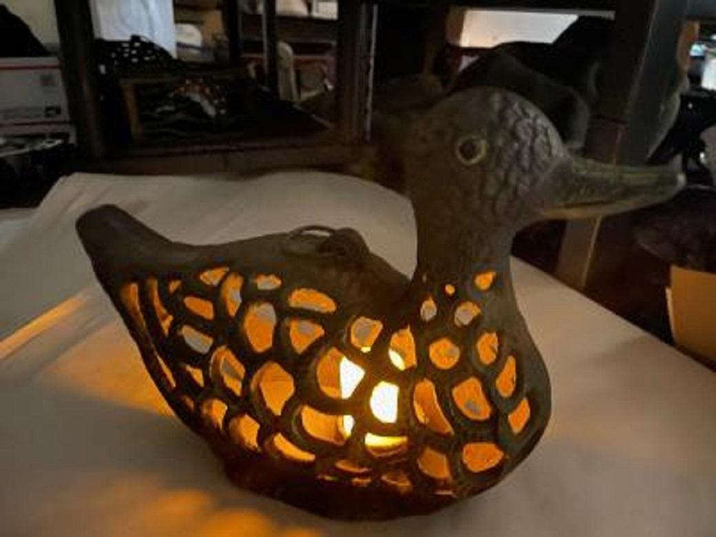 Japanese Rare Old Vintage Duck Decoy Lighting Lantern