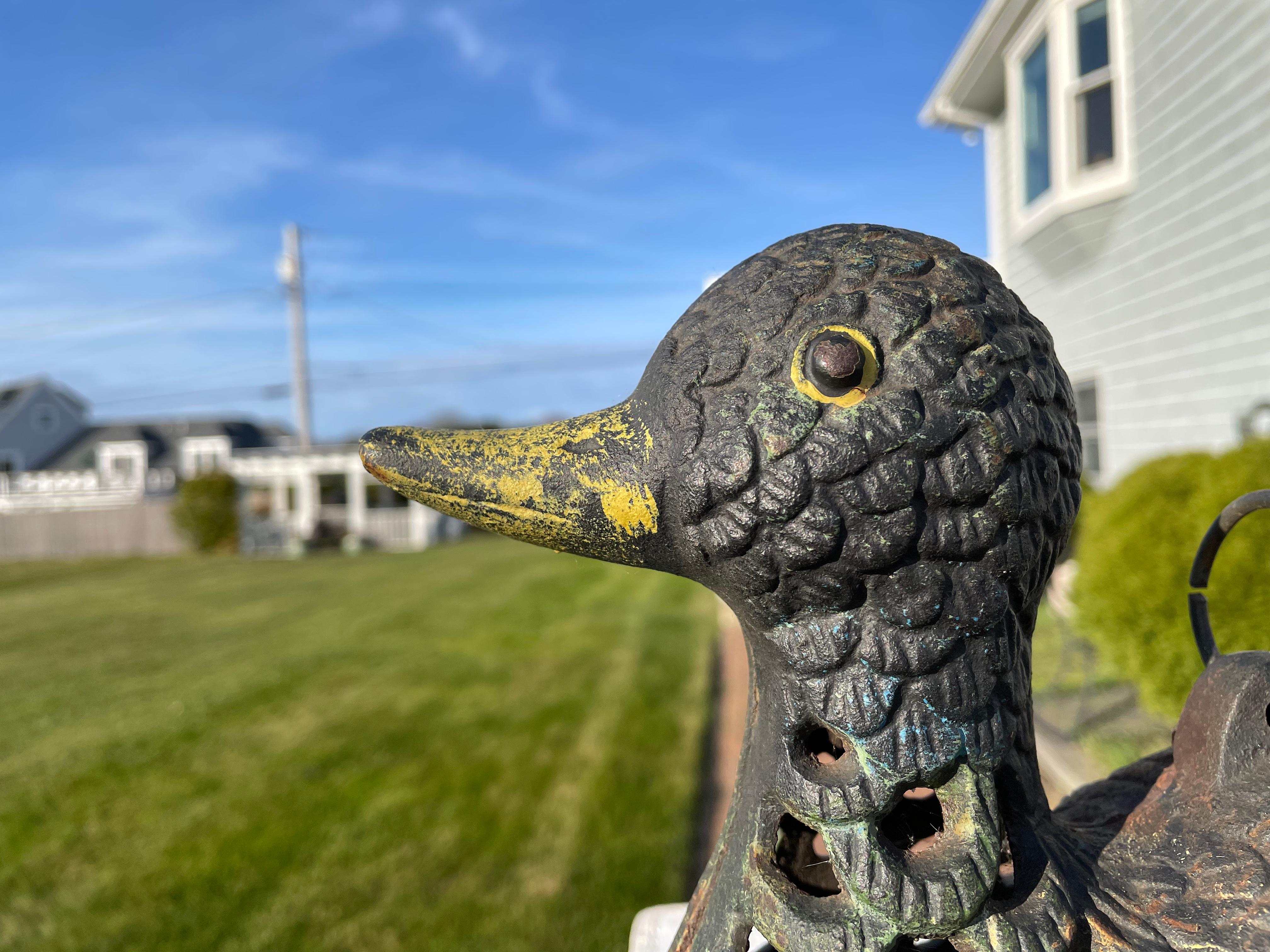 20th Century Japanese Rare Old Vintage Duck Decoy Lighting Lantern