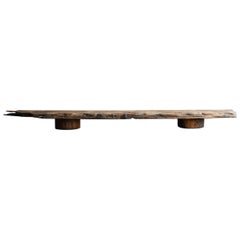 Japanese Rare Wabi Sabi Antique Wooden Low Table/Coffee Table/1868-1920