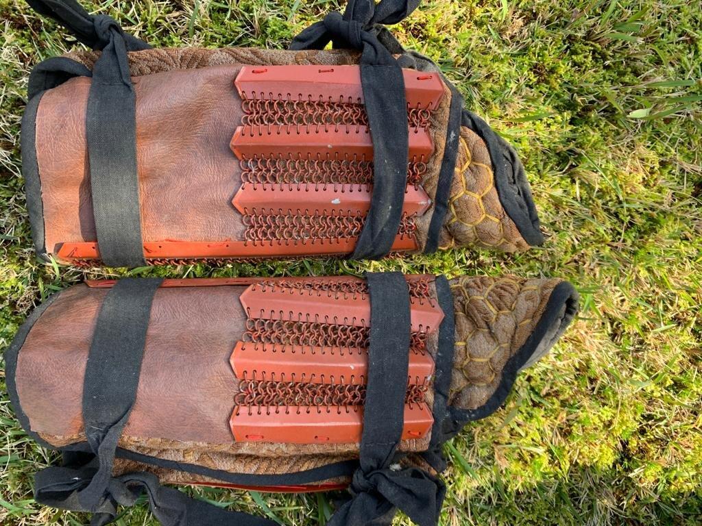 Japanese Red Samurai Armour Beginning of Meiji period 1900s For Sale 1