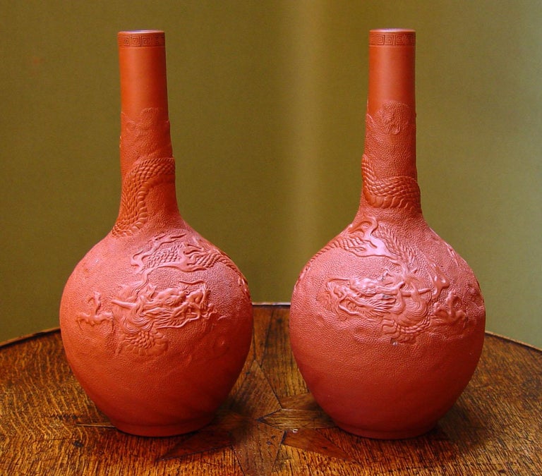Japanese Redware Pottery Vases at 1stDibs