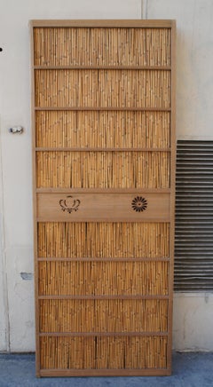 Japanese Reed Partition, Yoshizu, 1930s