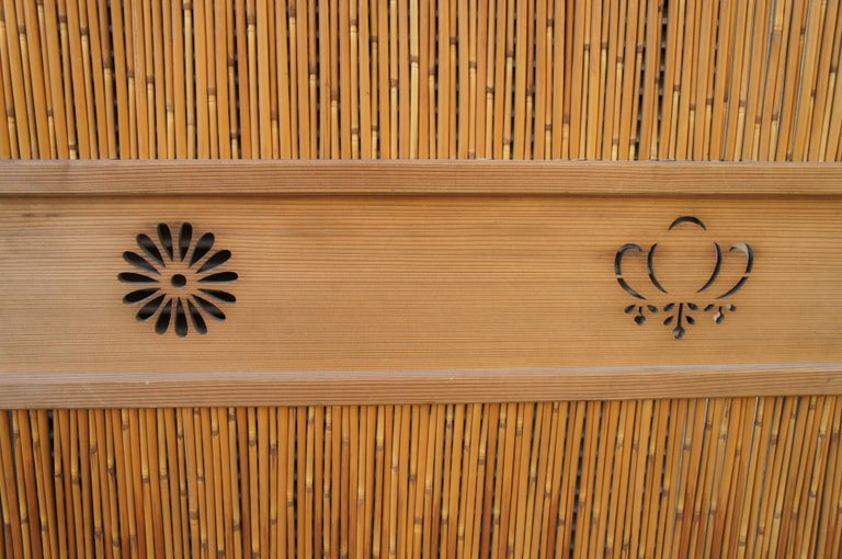 Japanese Reed Partition, Yoshizu, 1930s at 1stDibs
