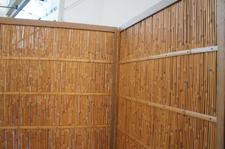 Japanese Reed Partition, Yoshizu, 1930s at 1stDibs