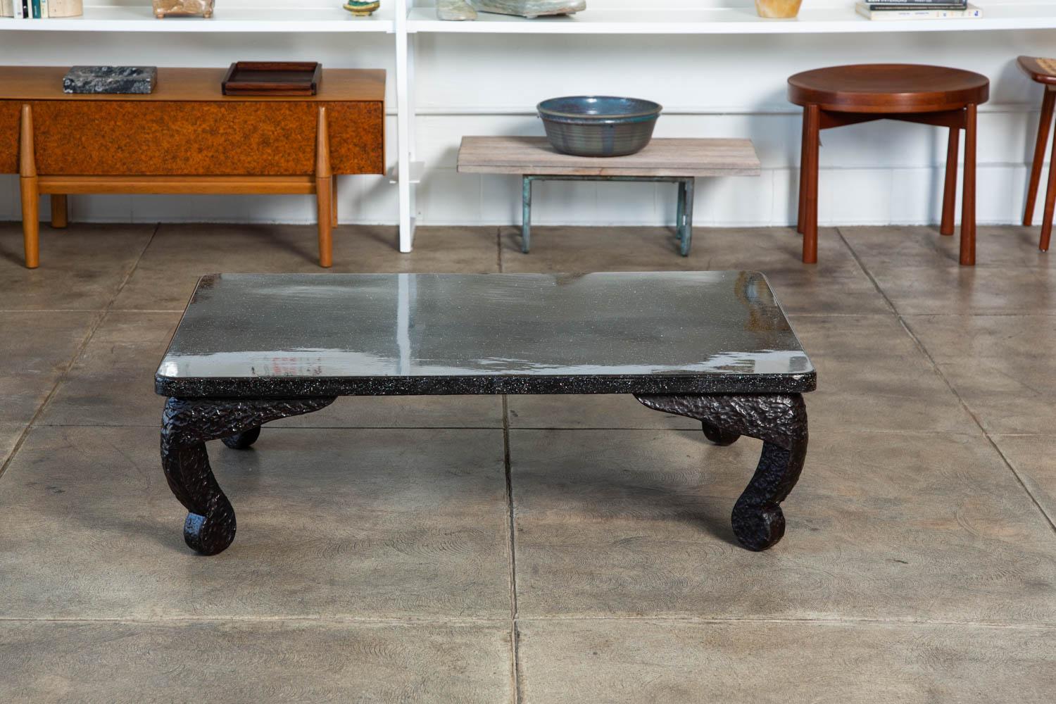 Mid-Century Modern Japanese Resin Coffee Table