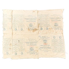 Vintage Japanese Rice Bag Blanket