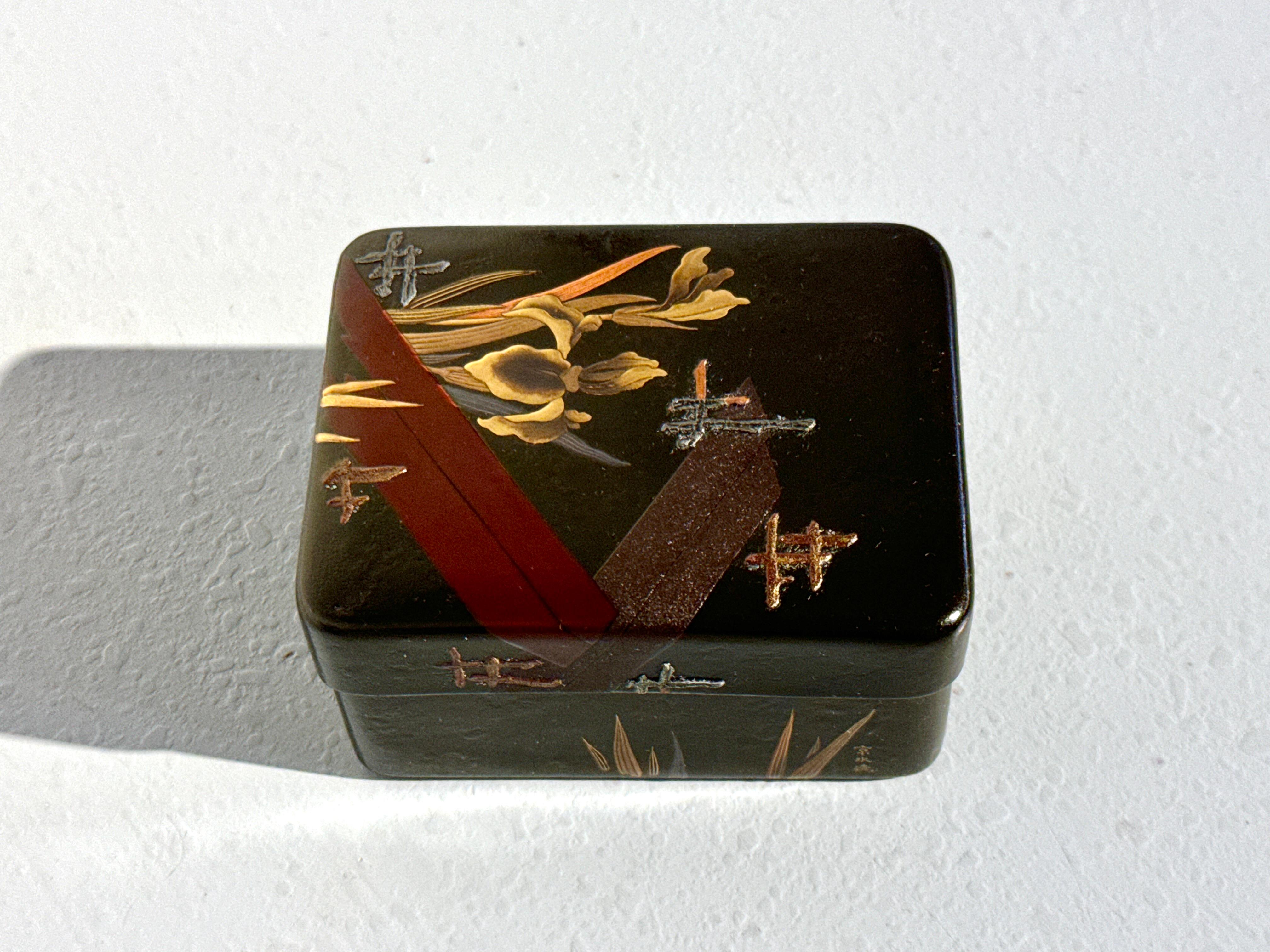 Japanese Rinpa Lacquer Box, 