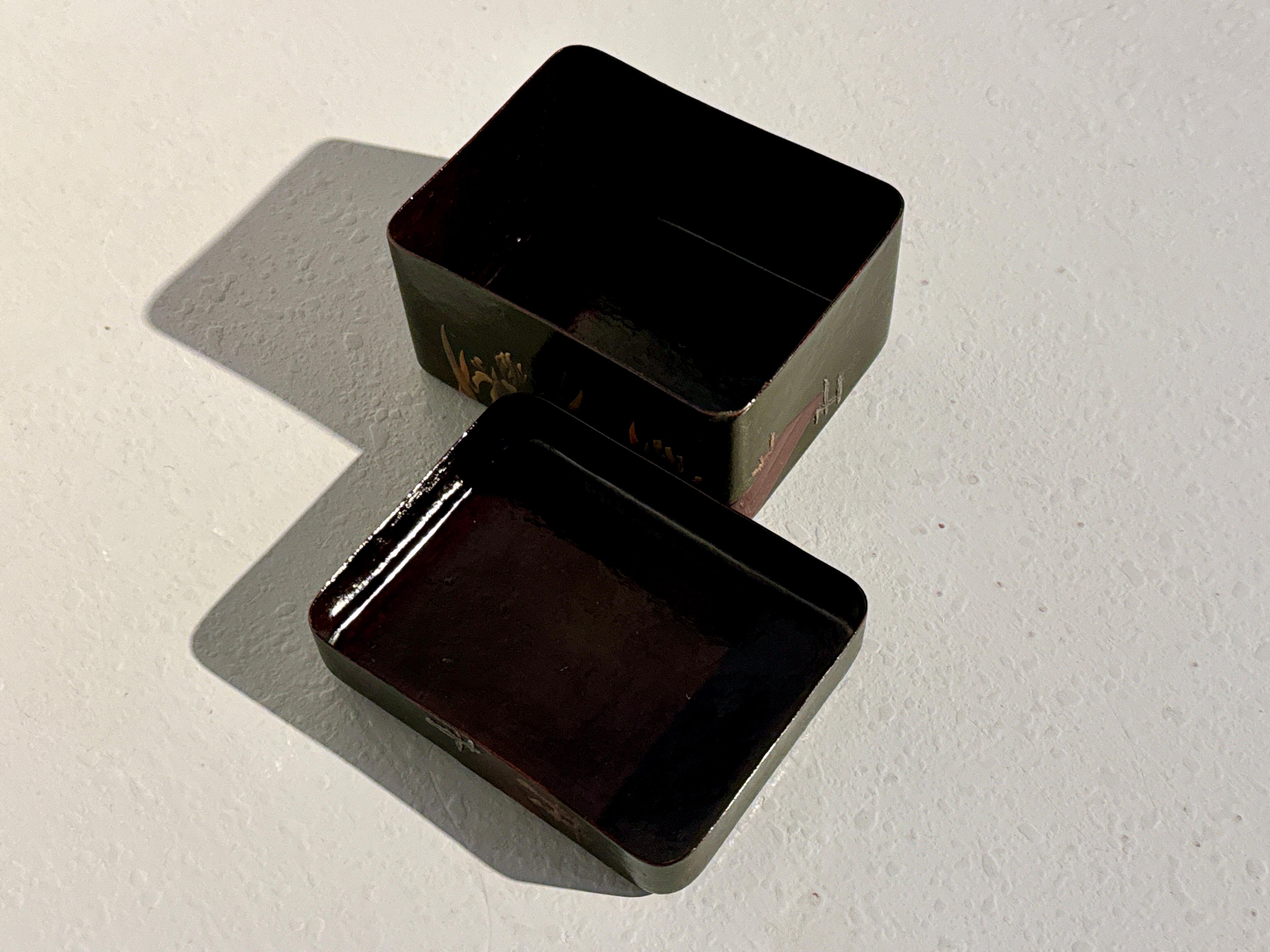 Japanese Rinpa Lacquer Box, 