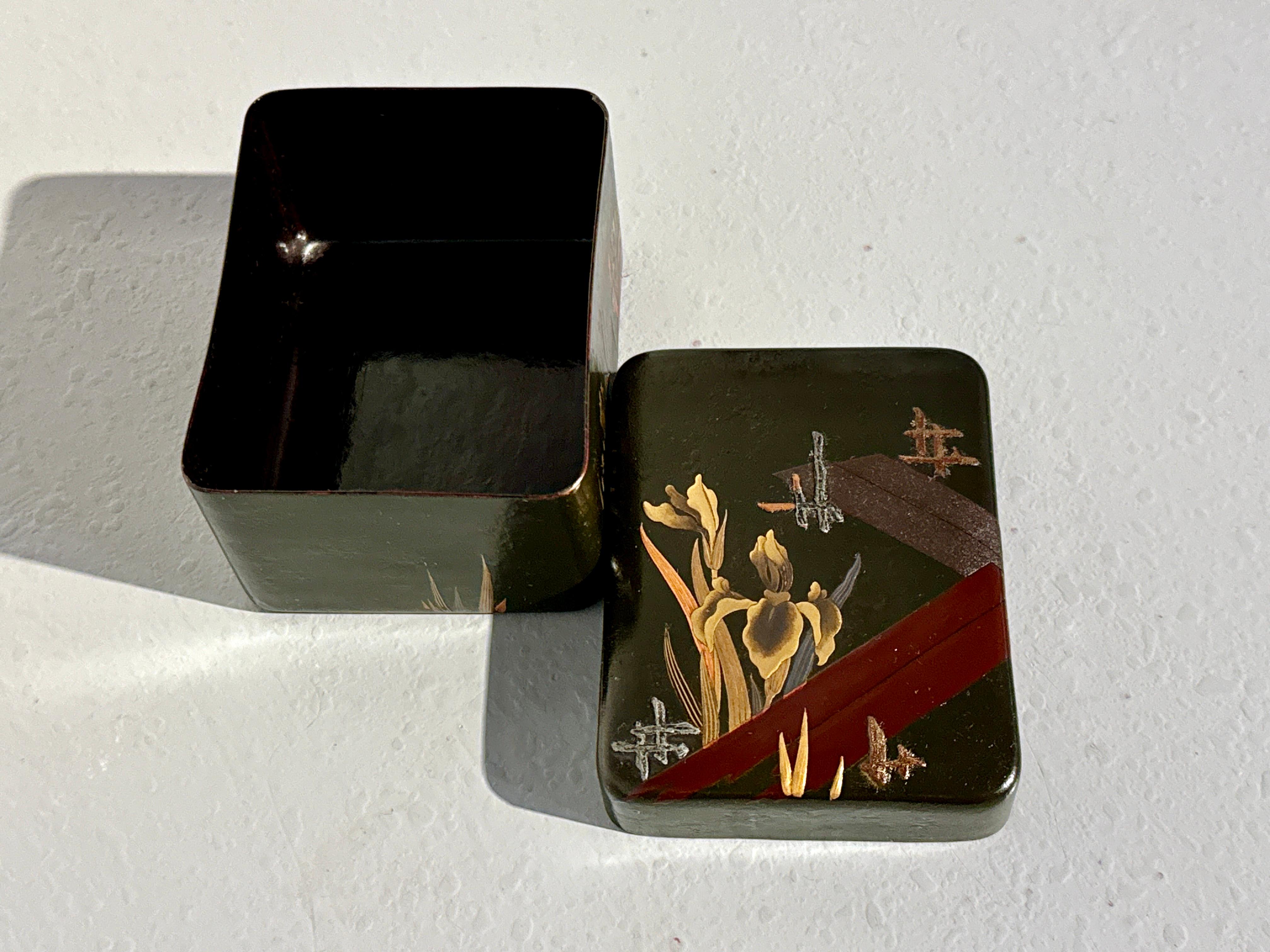 Japanese Rinpa Lacquer Box, 