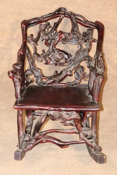 Japanese Root Rocking Chair