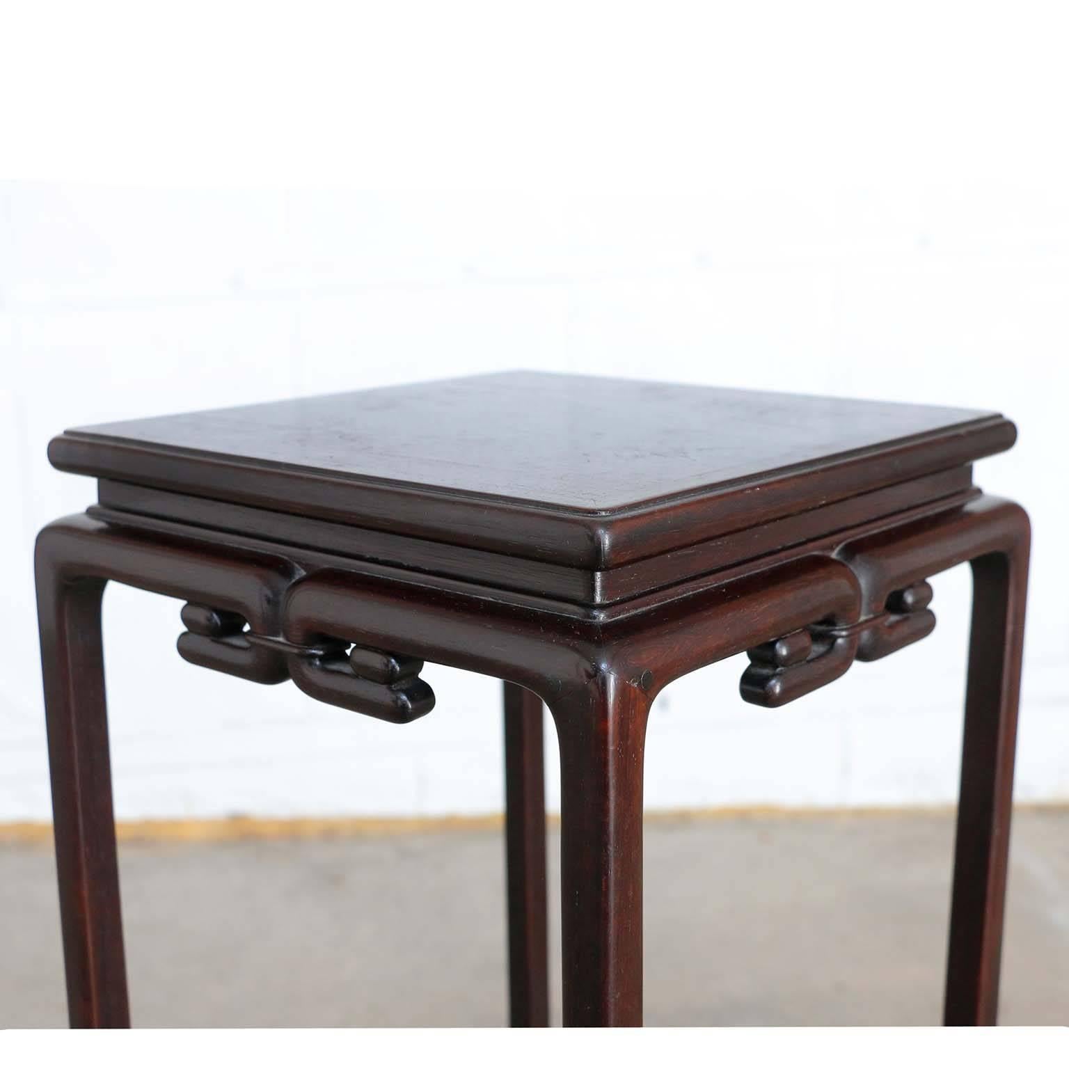 Japanese Rosewood Plant Stand or Drink Table 3