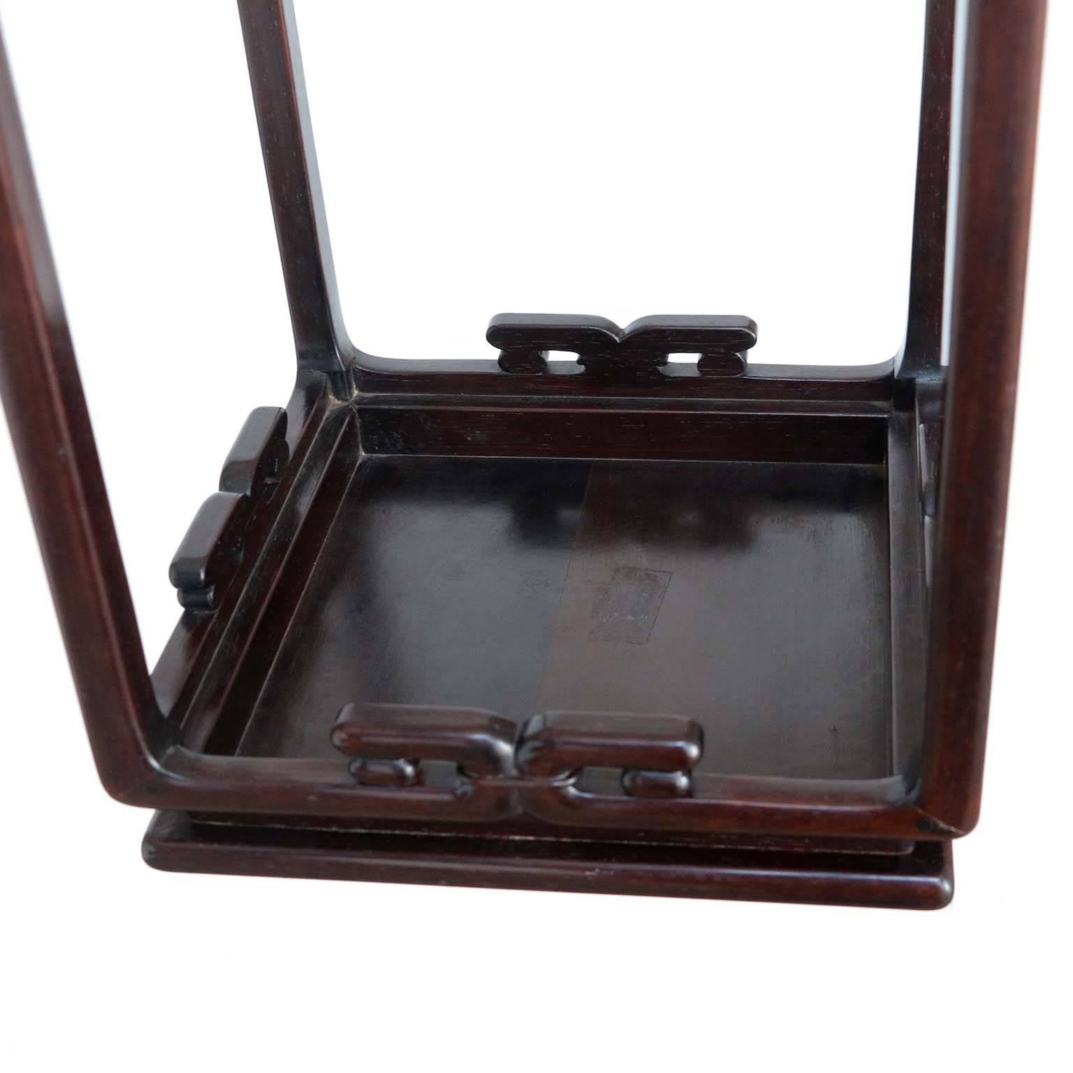 Japanese Rosewood Plant Stand or Drink Table 5