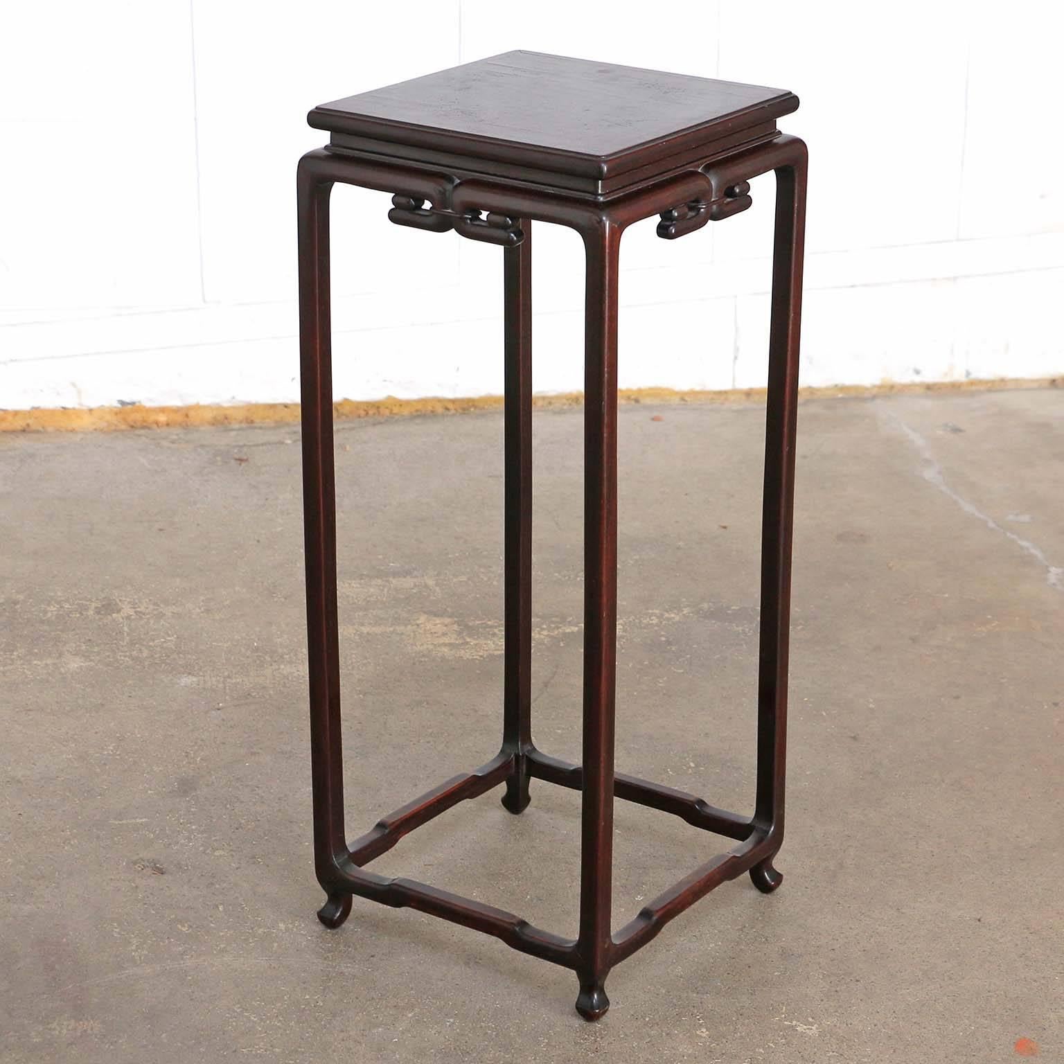 Japanese Rosewood Plant Stand or Drink Table 2