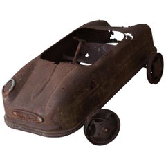Japanese antique Rusted Car Toys 1940s-1970s/Figurine Object Wabisabi decor