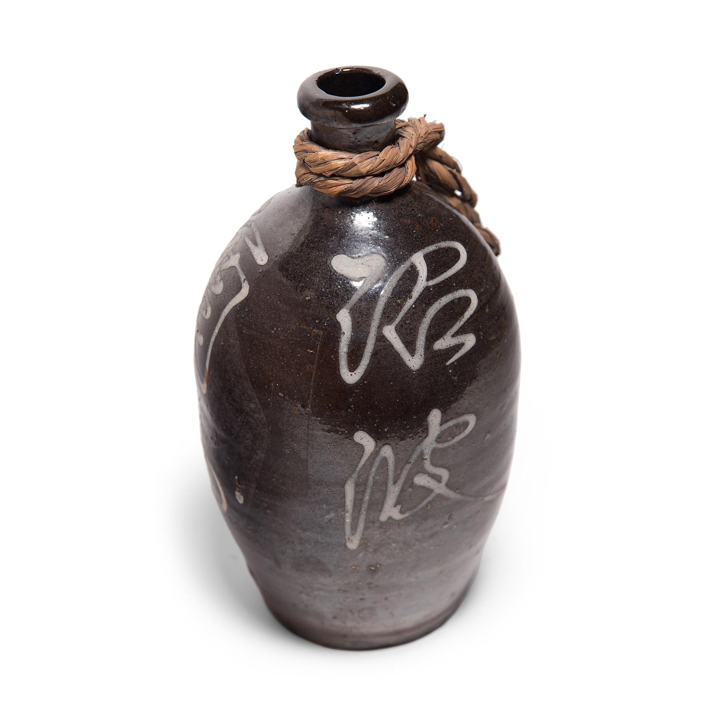 traditional sake bottle