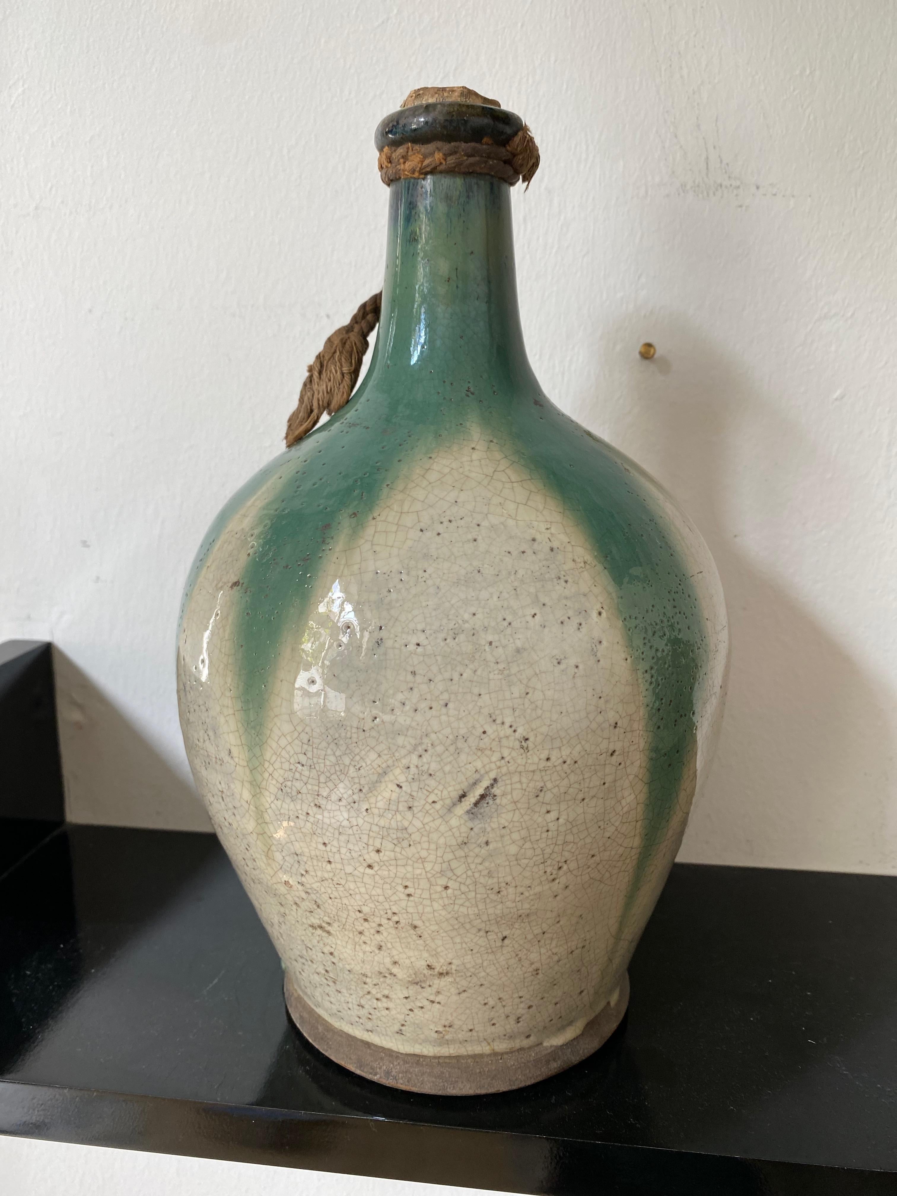 Japanese Sake Bottle, Seto Ceramics from the Meiji Period 8