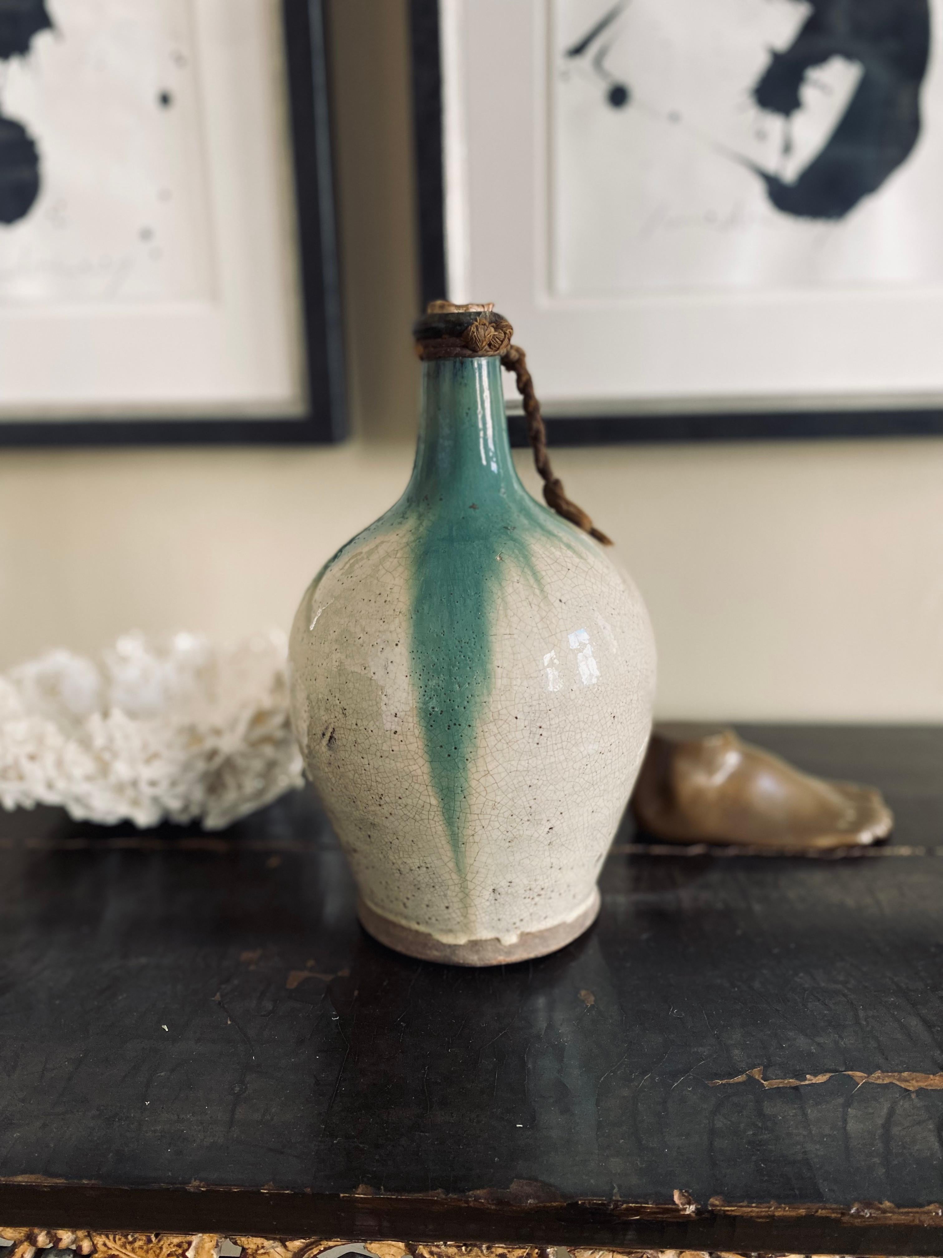 Japanese Sake Bottle, Seto Ceramics from the Meiji Period 12