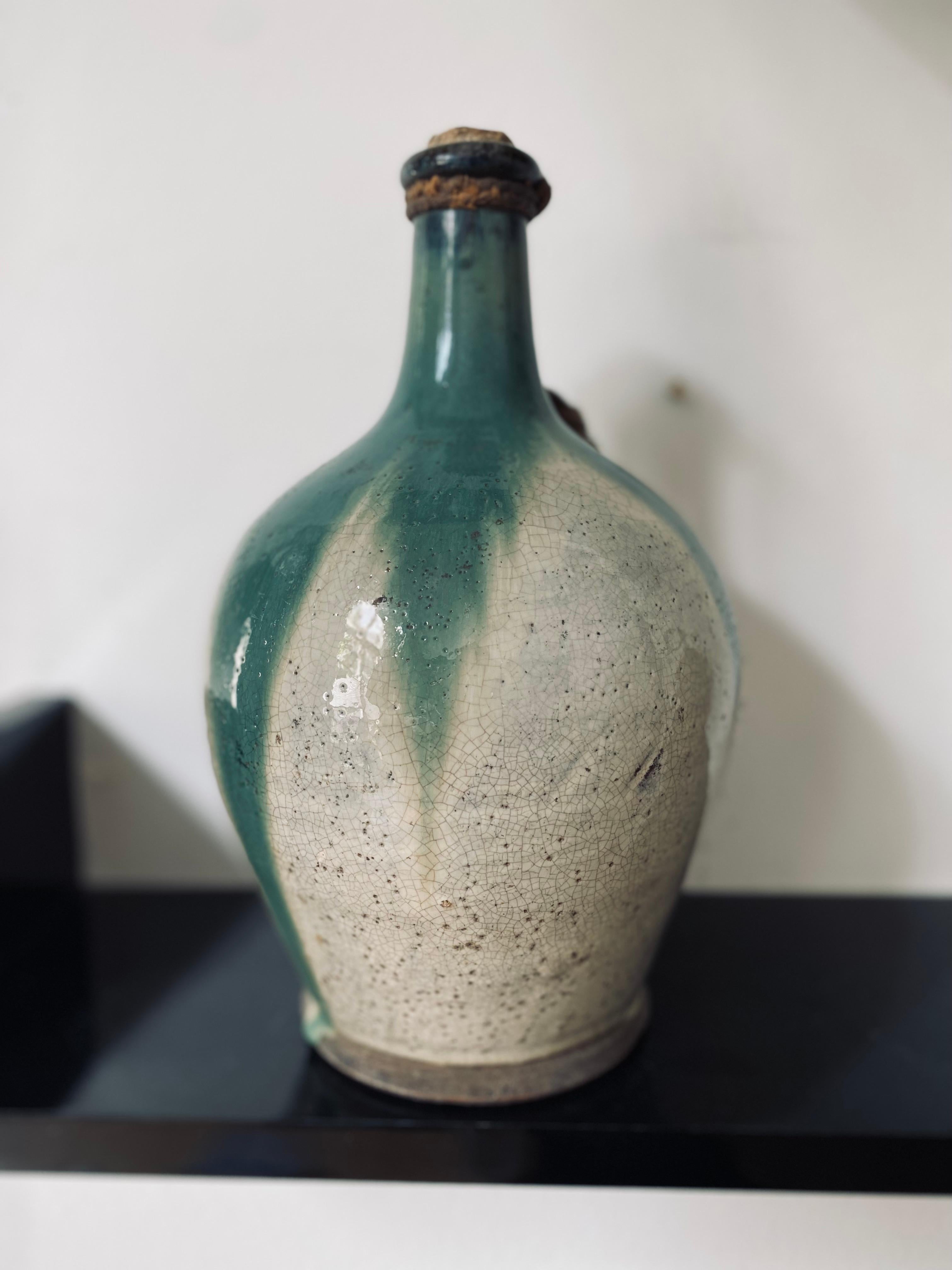 Japanese Sake Bottle, Seto Ceramics from the Meiji Period 2