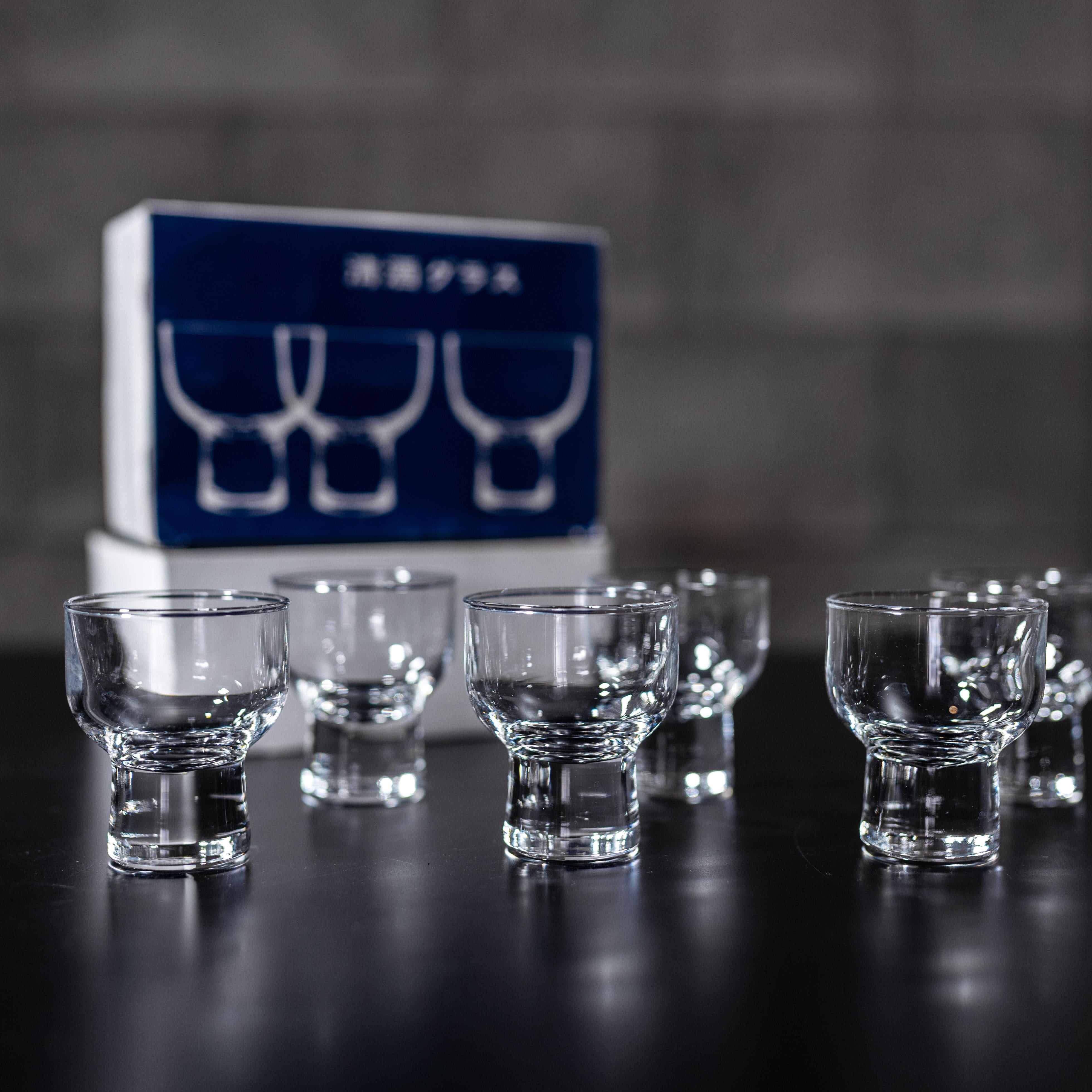 Japanese Sake Glass Set by Sori Yanagi, 1970s en venta 5