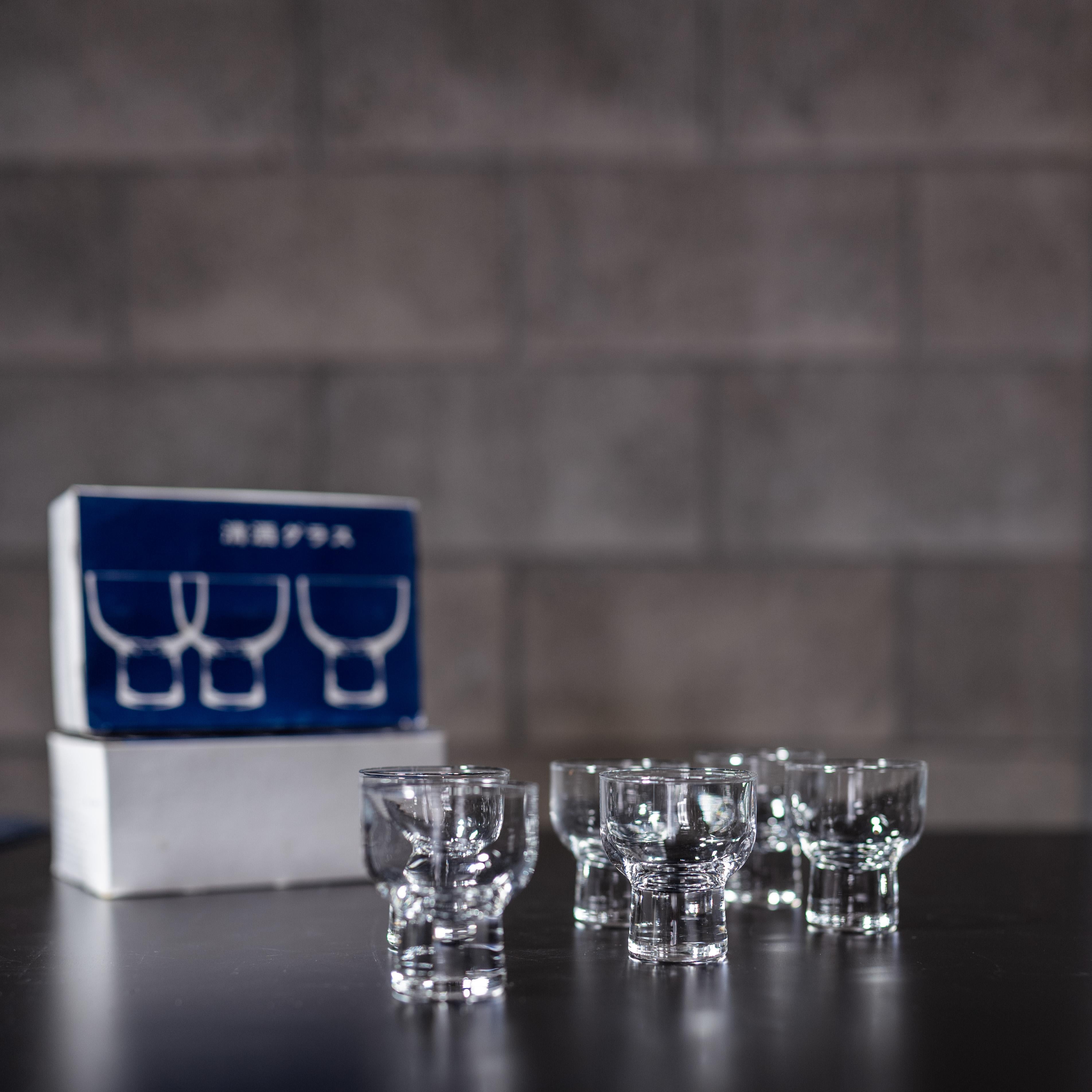 Japanese Sake Glass Set by Sori Yanagi, 1970s en Bueno estado para la venta en Tokyo, Tokyo