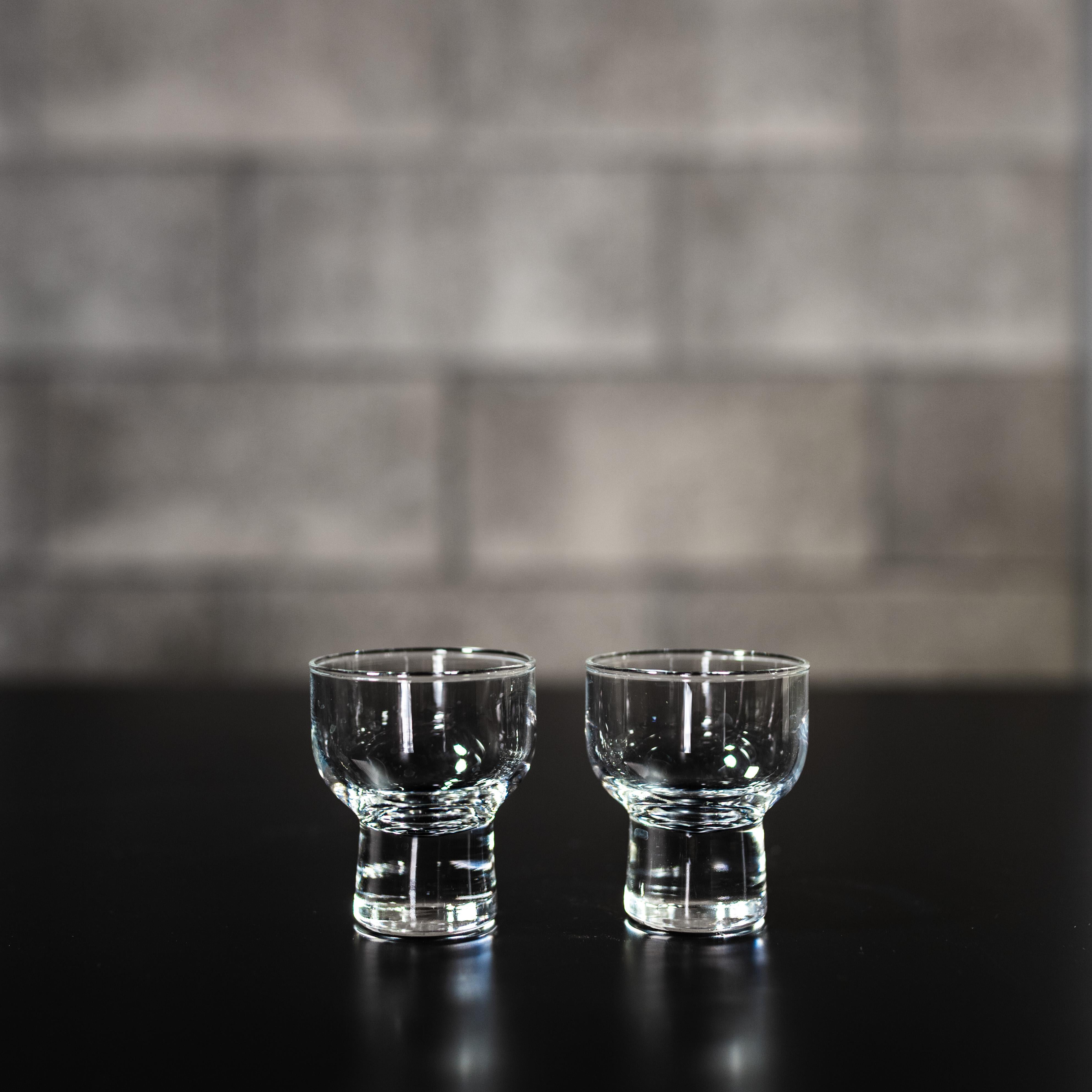 Japanese Sake Glass Set by Sori Yanagi, 1970s Vidrio en venta