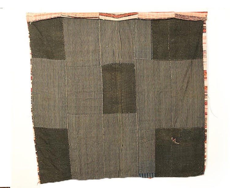 Saiki Rug Japanese 'Saki-ori' Rug with Patchwork Cotton Backing, Early 20th ...