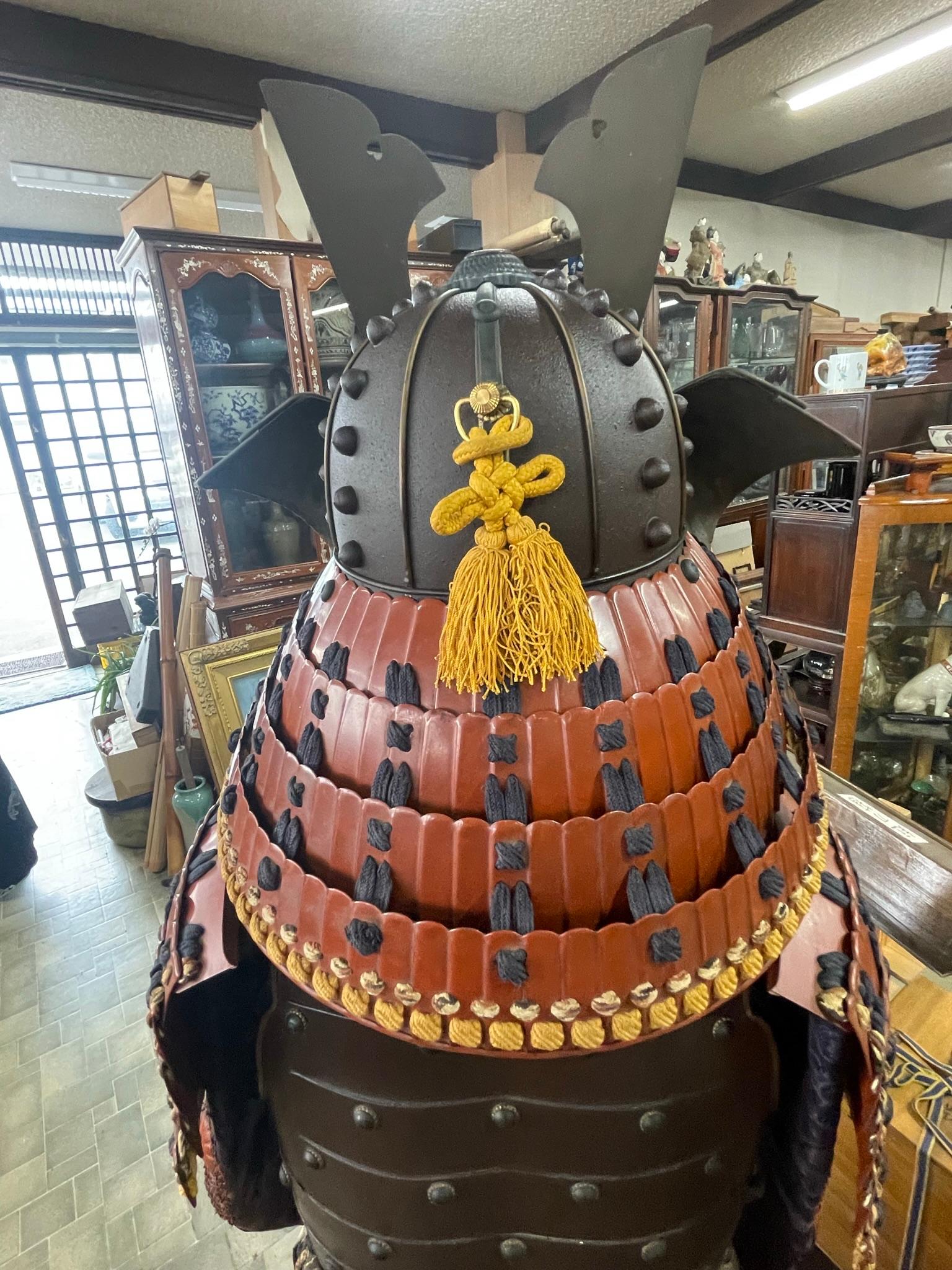 Japanese Samurai Complete Armor Yorai, Fine Craftsmanship 7