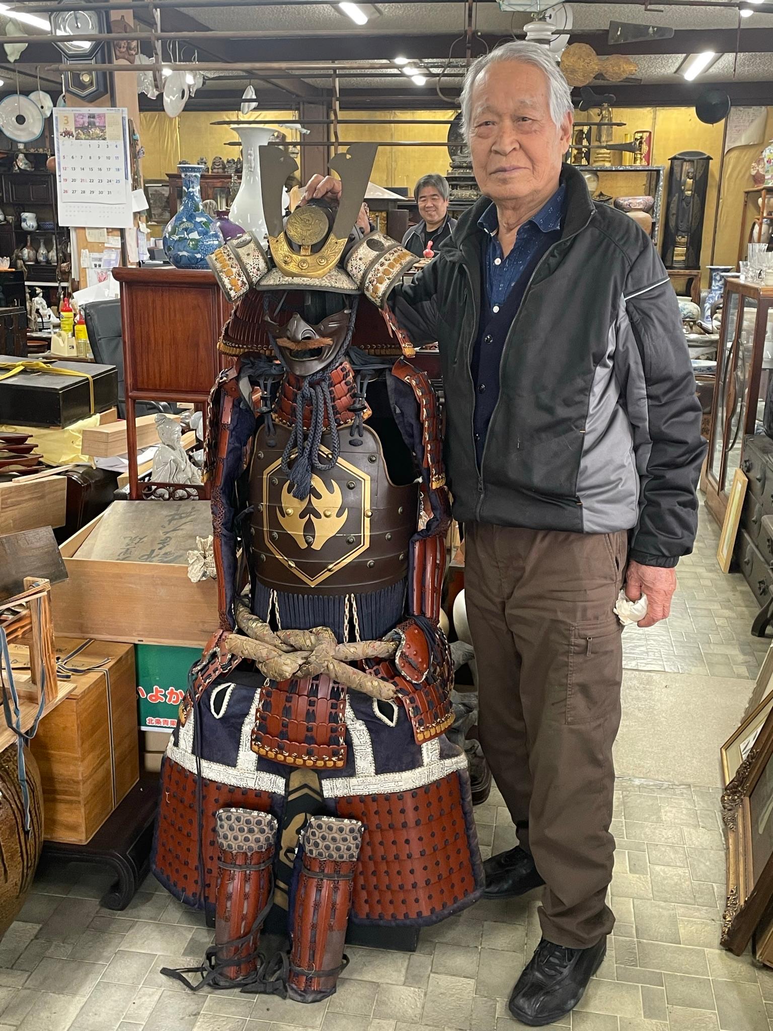 Taisho Japanese Samurai Complete Armor Yorai, Fine Craftsmanship