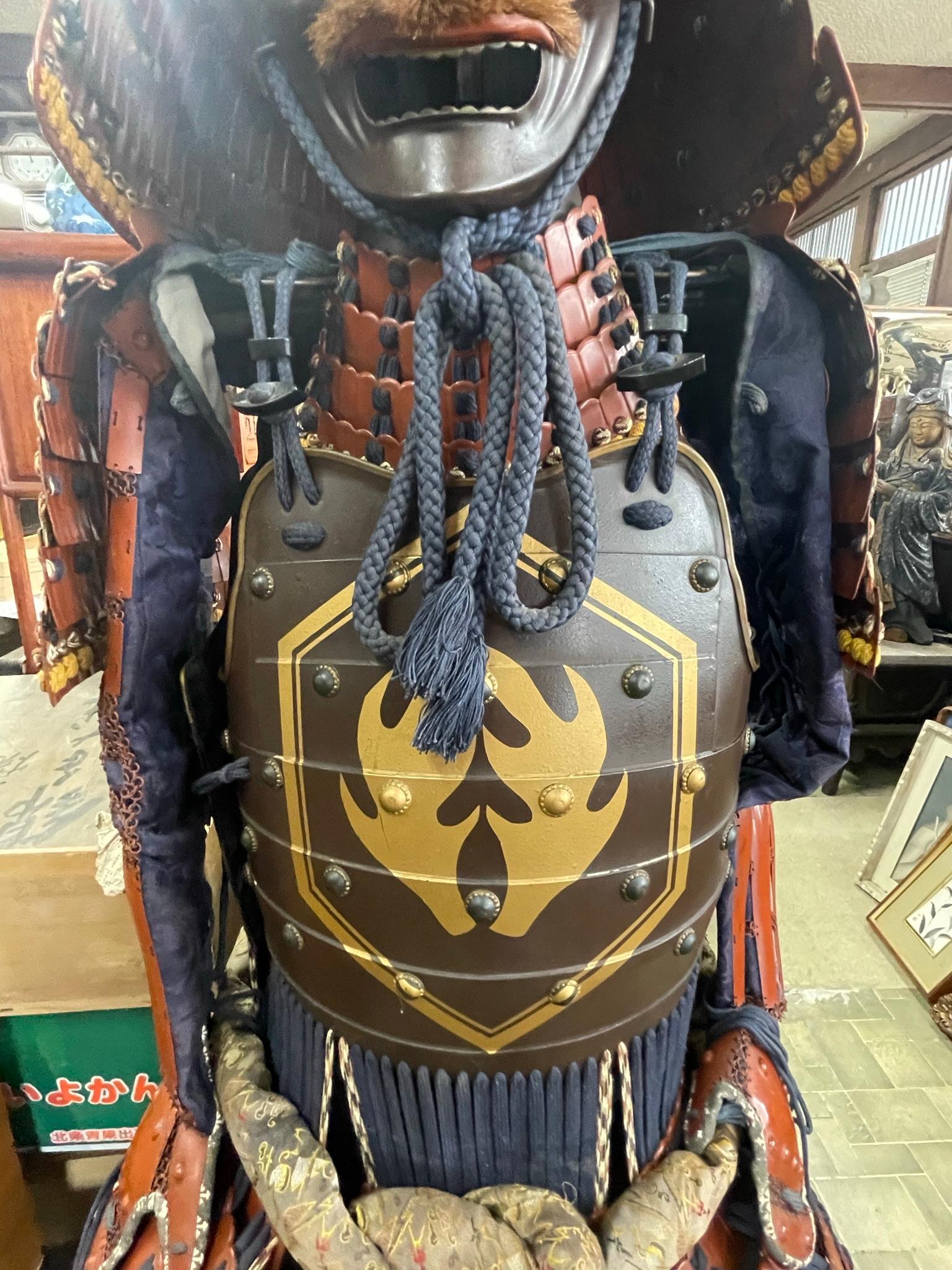 Japanese Samurai Complete Armor Yorai, Fine Craftsmanship 1