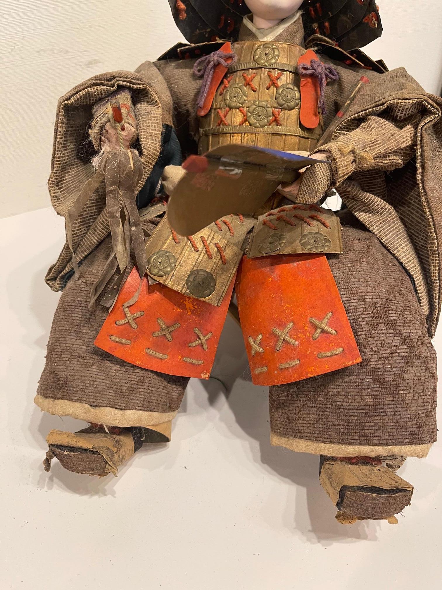 Japanese Samurai Doll or Figure, Meiji Period, circa 1870s 4