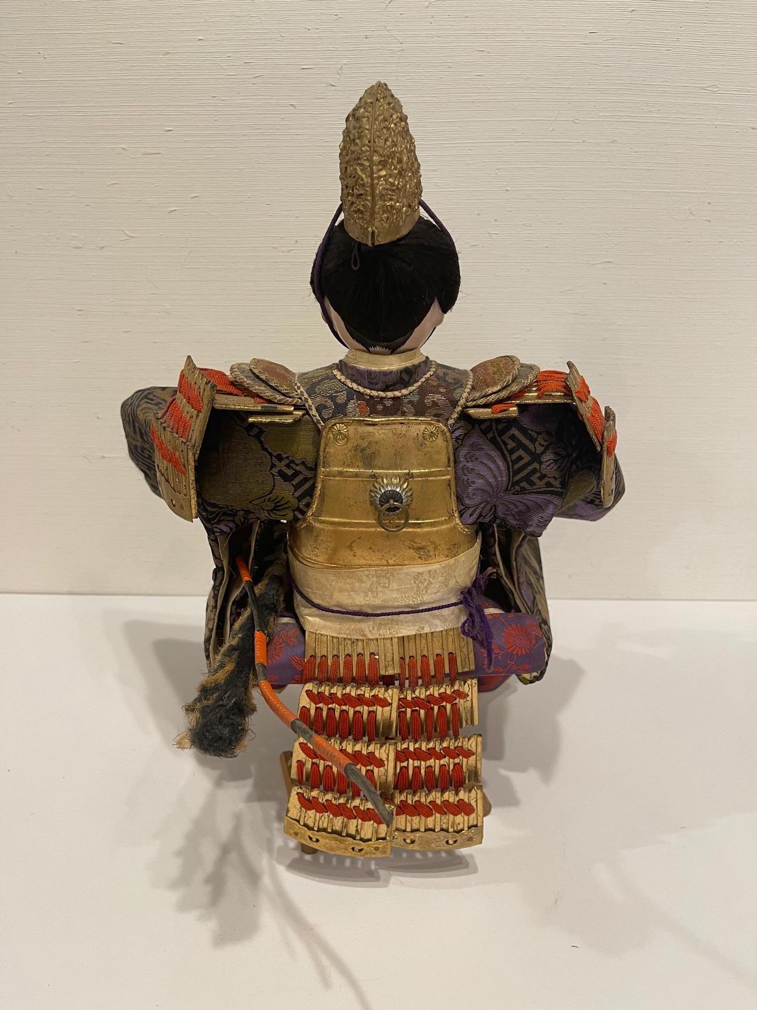 Japanische Samurai-Puppe oder -Figur, Meiji-Periode, um 1830 im Zustand „Gut“ im Angebot in Savannah, GA