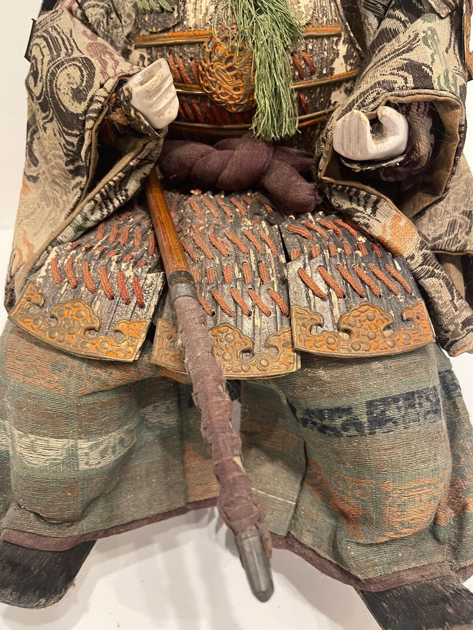Japanese Samurai Doll or Figure, Meiji Period, Circa 1830 1
