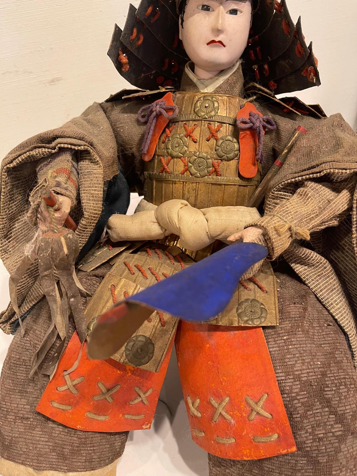 Japanese Samurai Doll or Figure, Meiji Period, circa 1870s 3