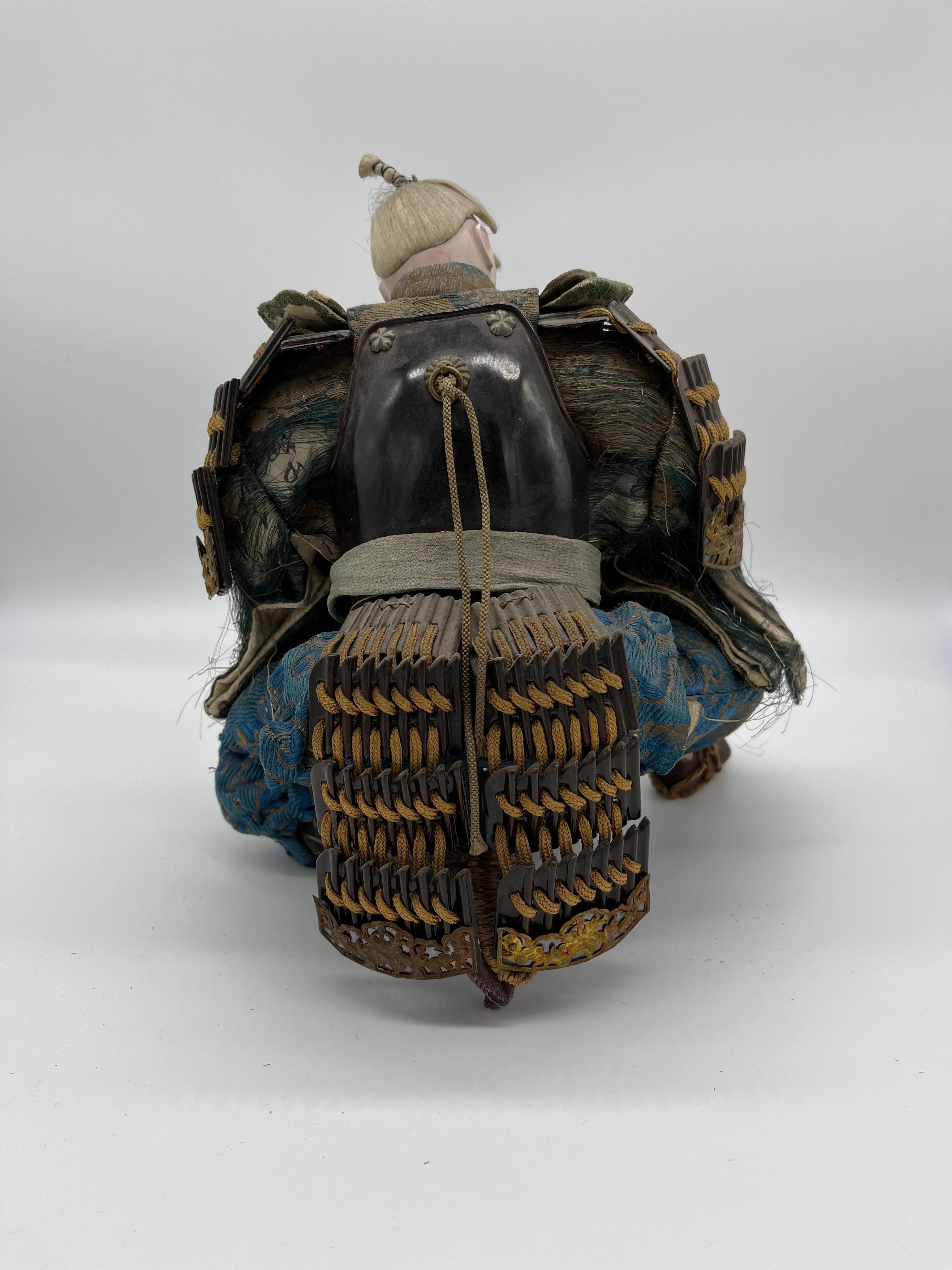 Figure de Samurai japonaise Hinaningyo, période Edo en vente 1