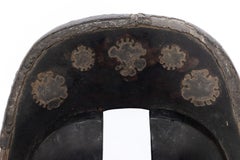 Japanese Samurai Riding Saddle with Snowflake Inlay