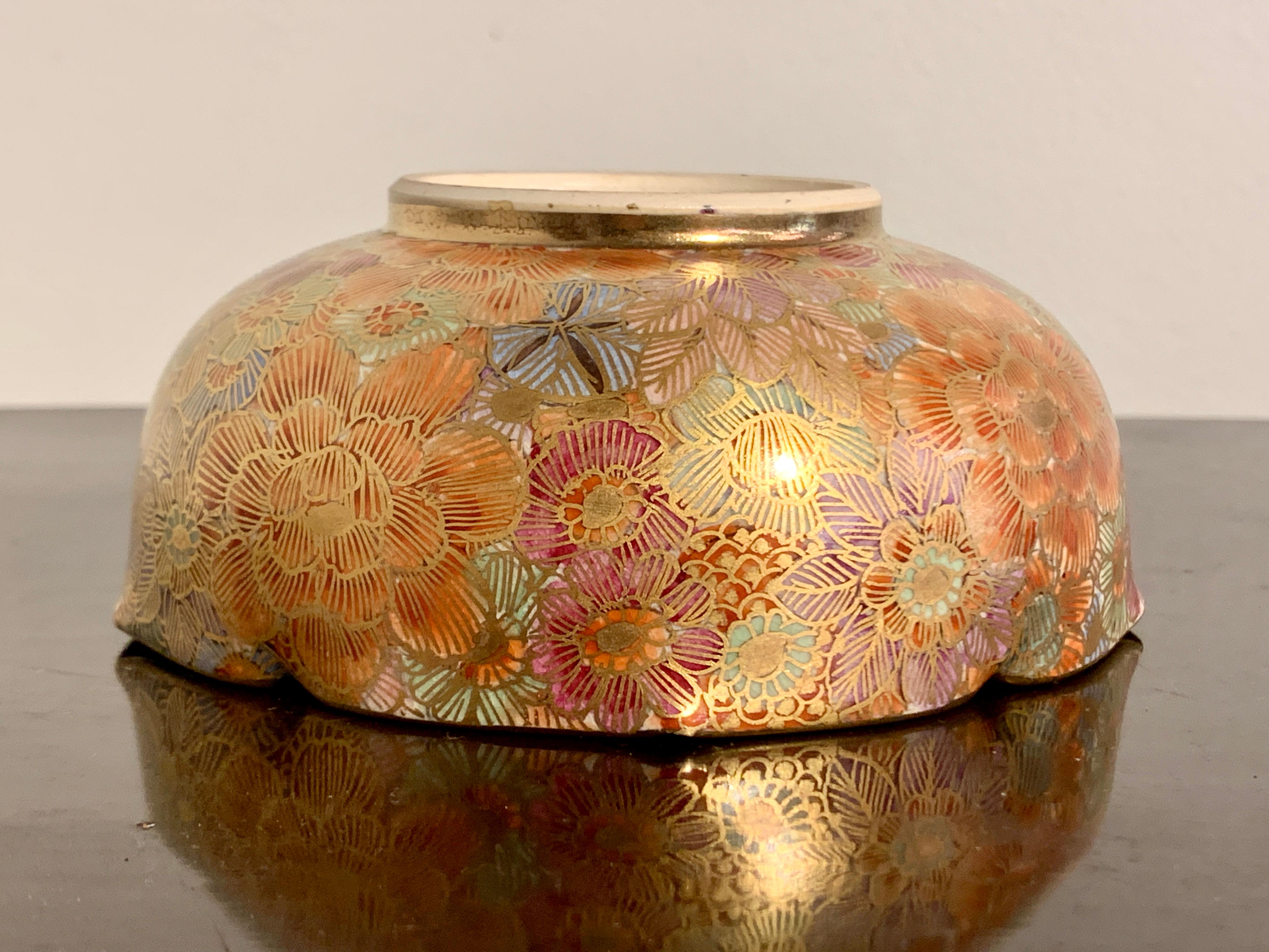 Japanese Satsuma Millefleur Bowl by Shozan, Meiji Period, Japan 2