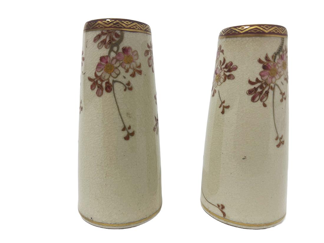 19th Century Japanese Satsuma Mini Vases, circa 1900 For Sale