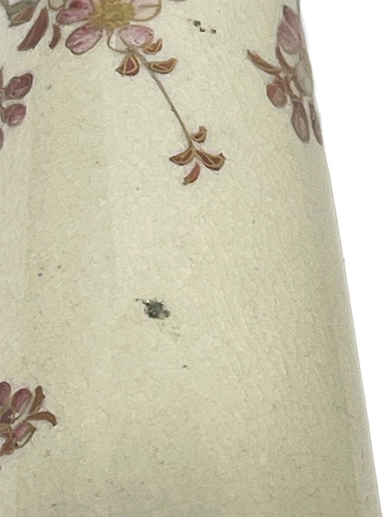 Ceramic Japanese Satsuma Mini Vases, circa 1900 For Sale