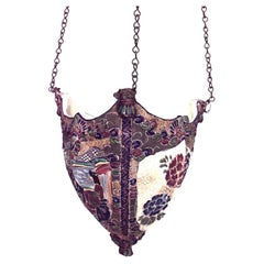 Japanese Satsuma Porcelain Fernery