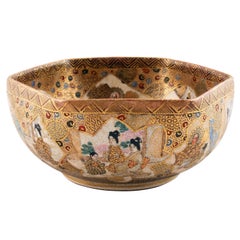 Japanese Satsuma Pottery Bowl