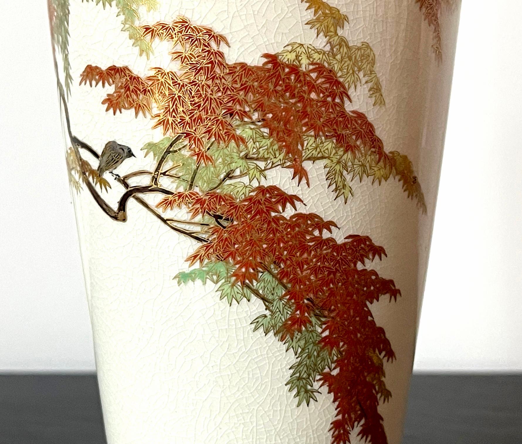 Japanische Satsuma-Vase Yabu Meizan Meiji im Angebot 6